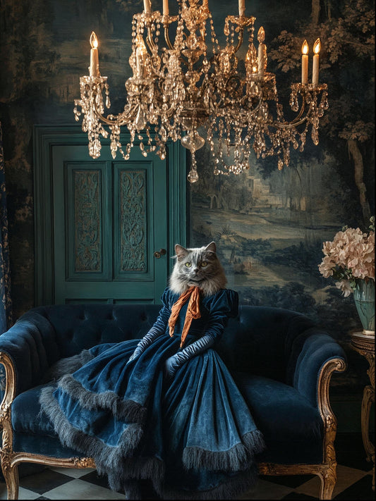 Blue Held Her Grace