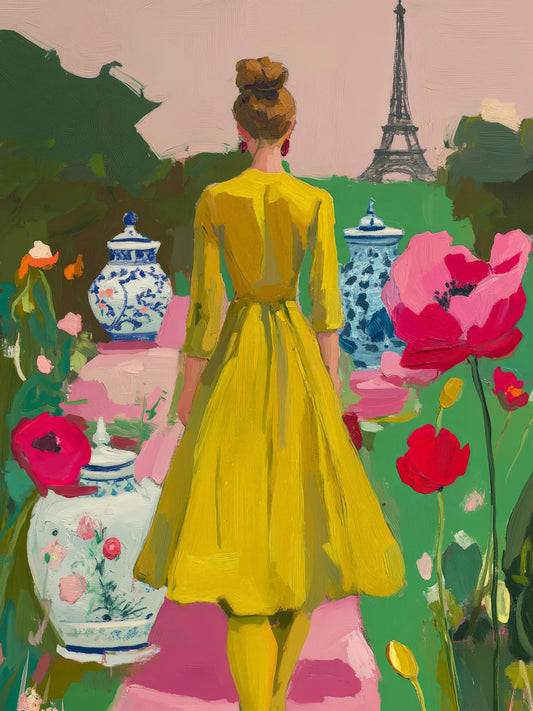Paris In Pink Light